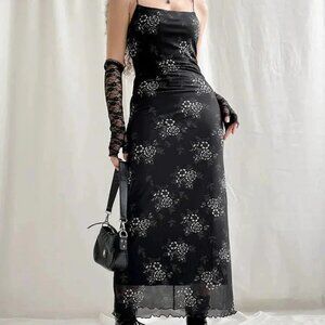 Gothic 90's maxi dress